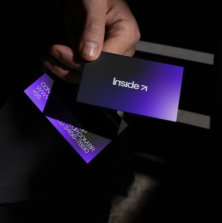 Business card design portfolio work by Azryno