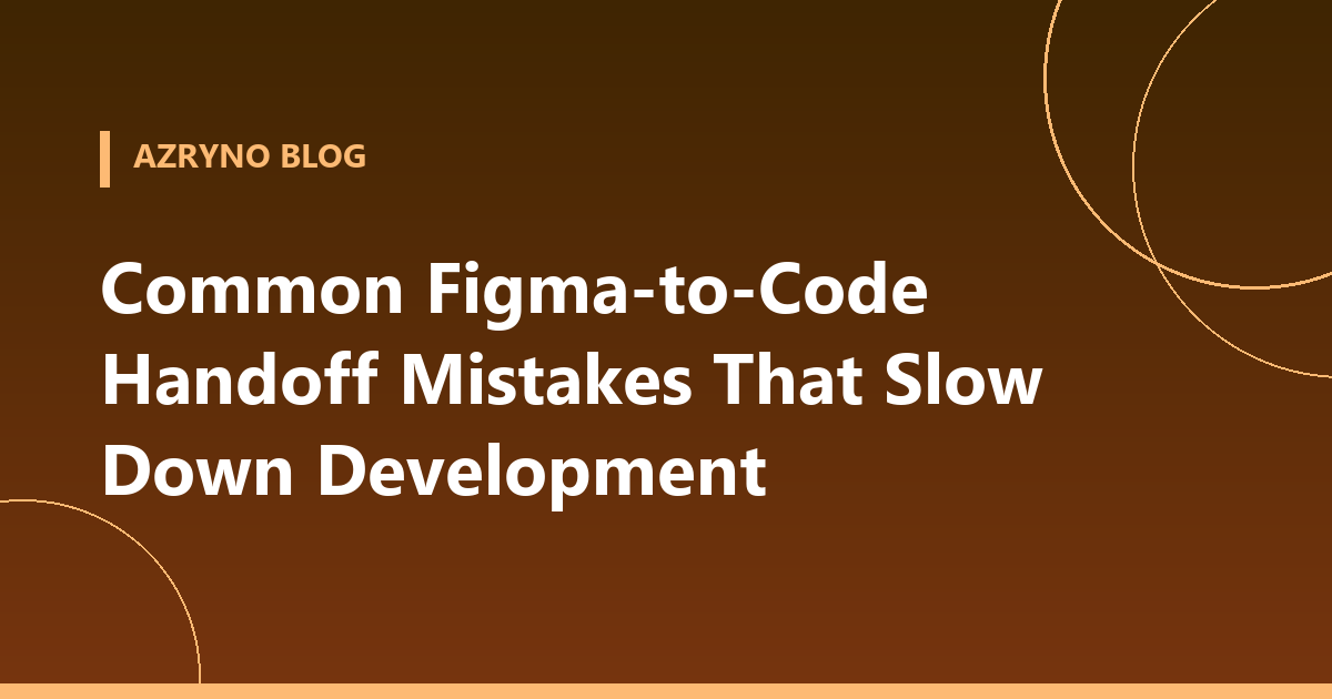 Banner about Figma to code handoff