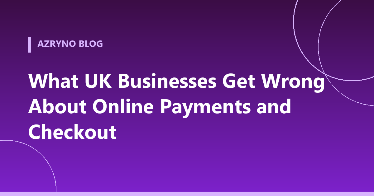 Banner about online payments and checkout basics