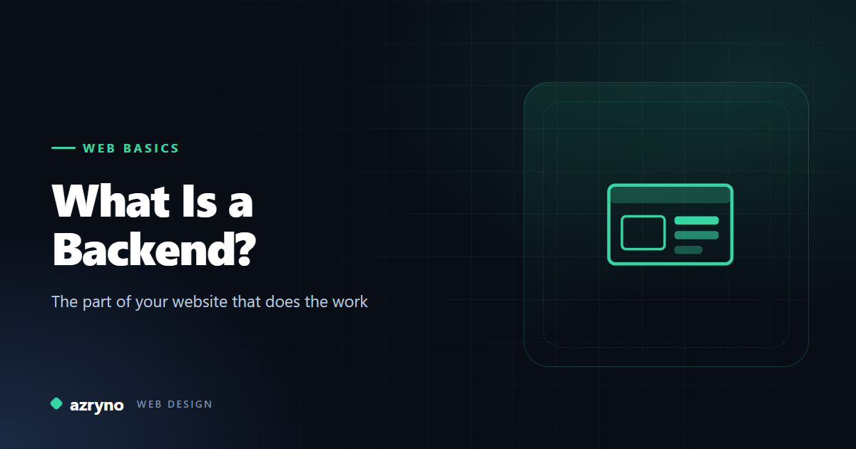 Illustration of a clean, organized website admin dashboard on a laptop screen
